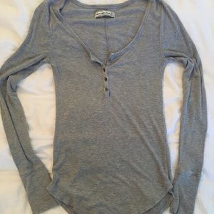 Abercrombie & Fitch Long Sleeve Henley top